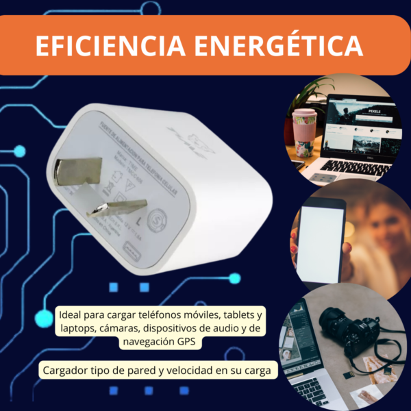 Adaptador Carga Rapida 18w Usb Tipo C Cargador De Pared 220v - Image 4
