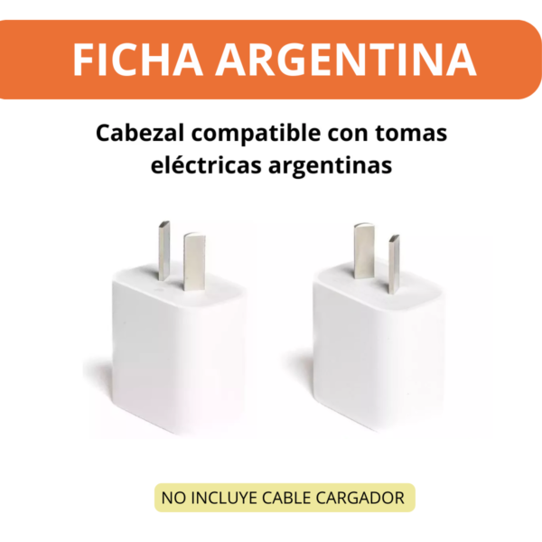 Adaptador Carga Rapida 18w Usb Tipo C Cargador De Pared 220v - Image 5