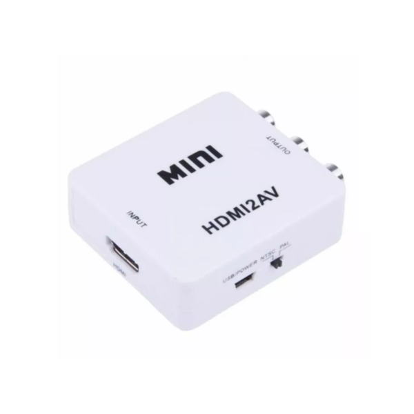 Adaptador Convertidor Hdmi A Rca Proyector Audio Video Pc Tv - Image 4