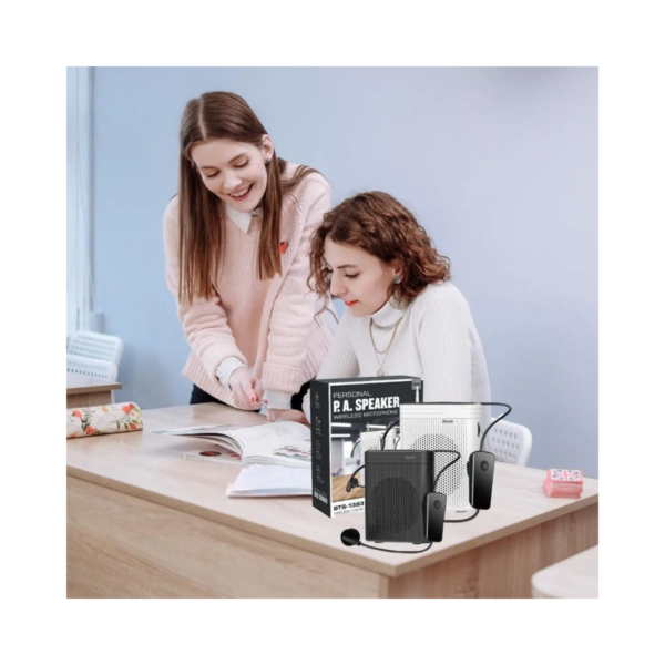 Altavoz Portátil para Profesores BTS-1383 - Bluetooth, Micrófono, Grabador - Image 5