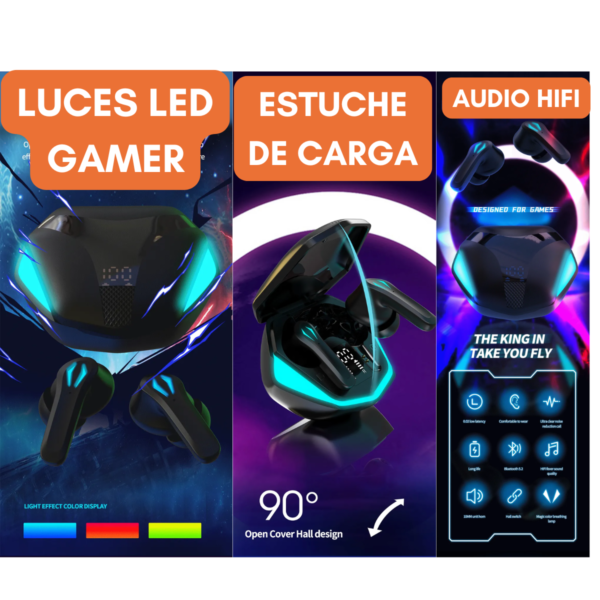 Auriculares Inalambricos Bluetooth In Ear Cancelacion Tactil - Image 5