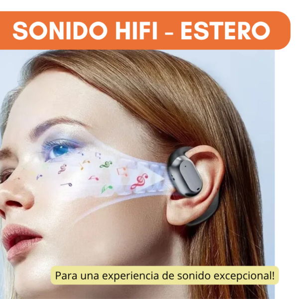 Auriculares Inalambricos Bluetooth Open Ear Deportivo Tactil - Image 5