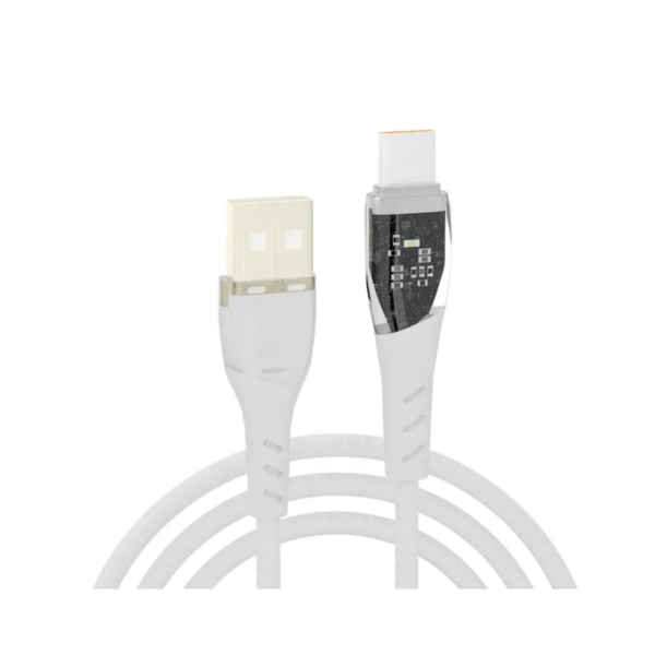 Cable De Carga Rapida 3.1 A Usb A Tipo C Con Luz Led Mallado