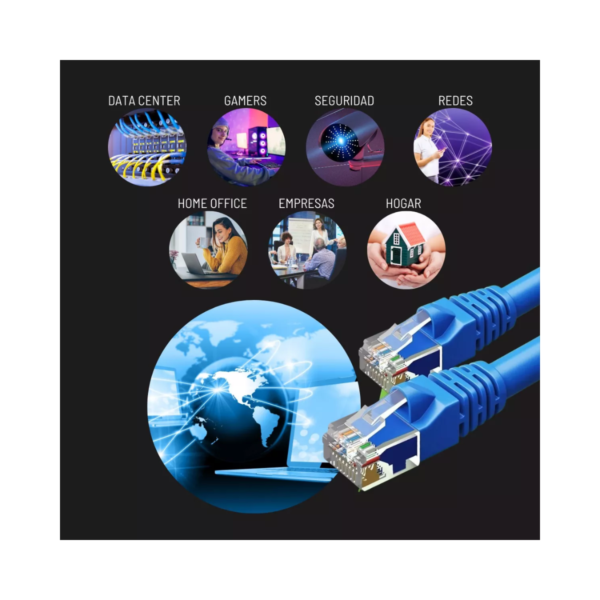 Cable Lan Utp 5e De Internet 5 Metros Largo Armado Patch Red - Image 6