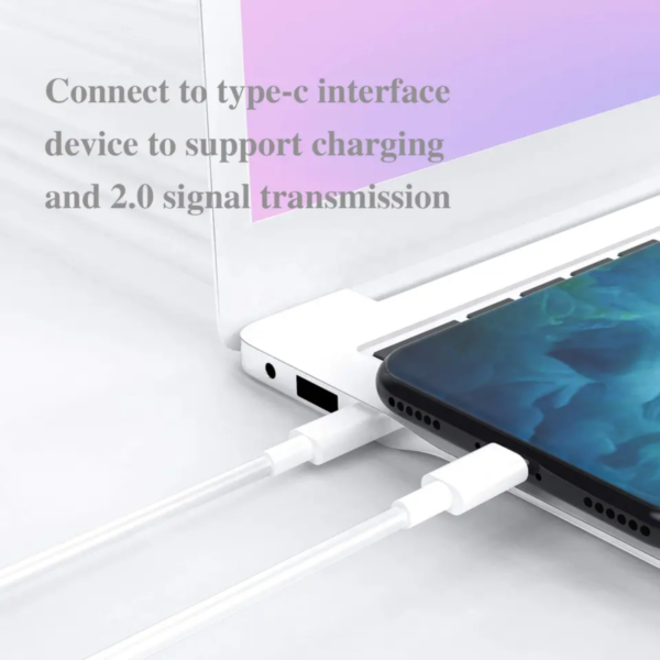 Cable Tipo C A Usb-c 1 Metro 3a Cargador Carga Rapida Datos - Image 8