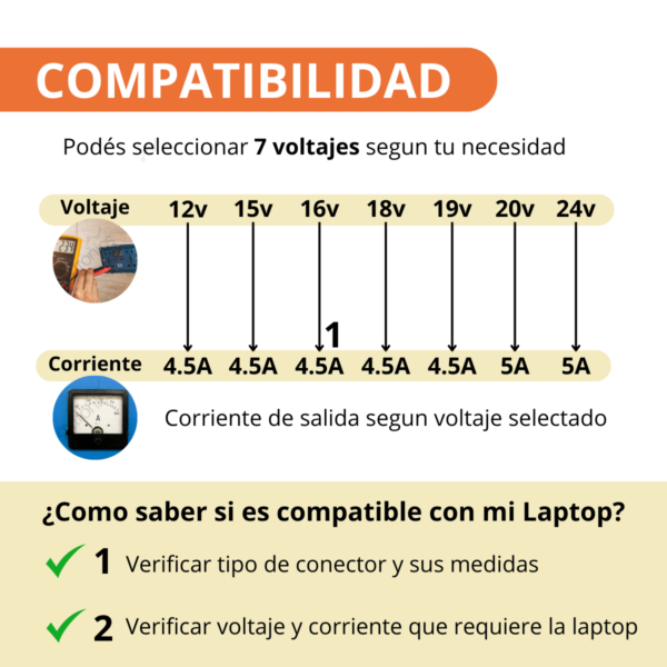 Cargador Para Notebook Universal Netbook Hp Lenovo Toshiba - Image 3