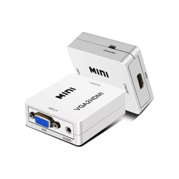 Conversor Adaptador Vga A Hdmi Full Hd Con Audio Convertidor