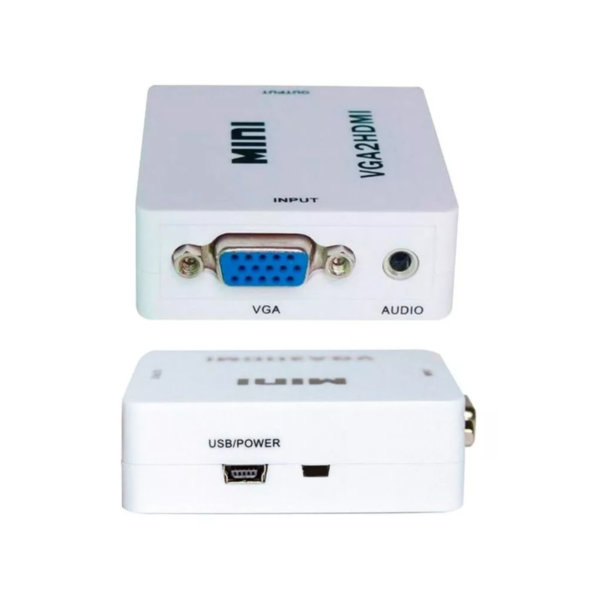 Conversor Adaptador Vga A Hdmi Full Hd Con Audio Convertidor - Image 3