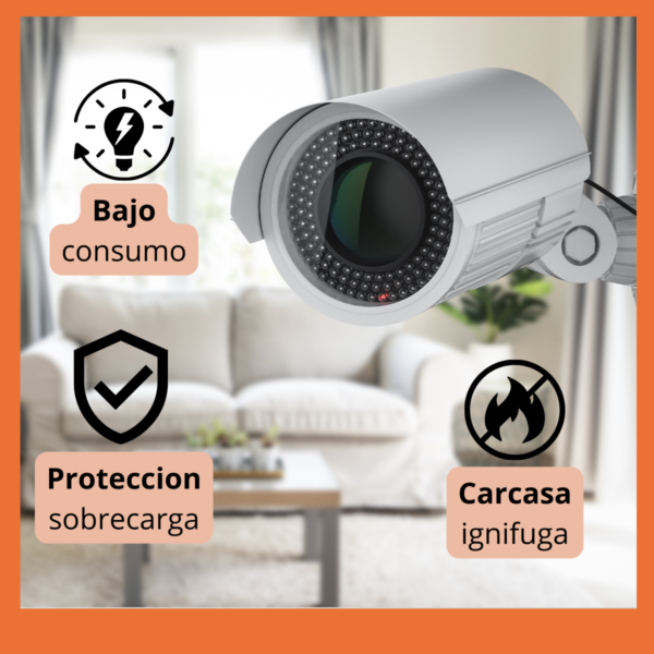 Fuente De Alimentacion 12v 1a Adaptador Tira Led Cctv Camara - Image 2