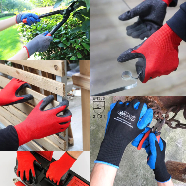 Guantes De Trabajo Nitrilo Multiflex Anti Corte Seguridad - Image 2