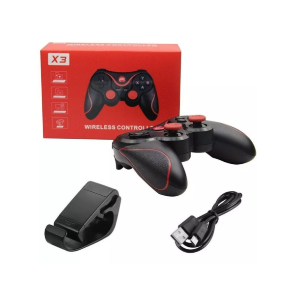 Josting Pc Bluetooth Gamepad Inalambrico Celul C/ Soporte X3 - Image 4