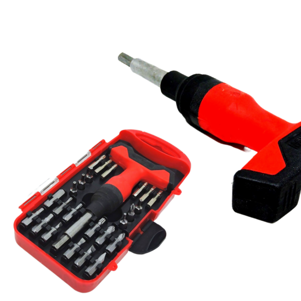 Juego Set Destornillador Mango T 25 Piezas Ph Torx Pl Estuch