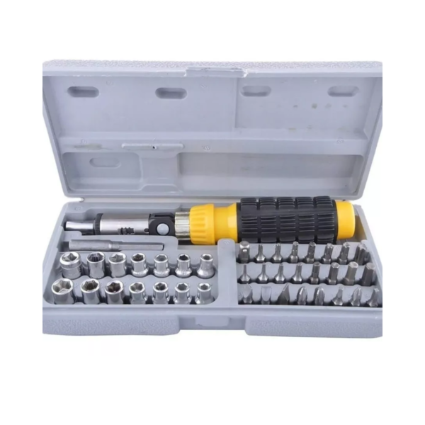 Kit Criquet Tubos Hexagonales Puntas Phillips Torx 41 Pzas - Image 4