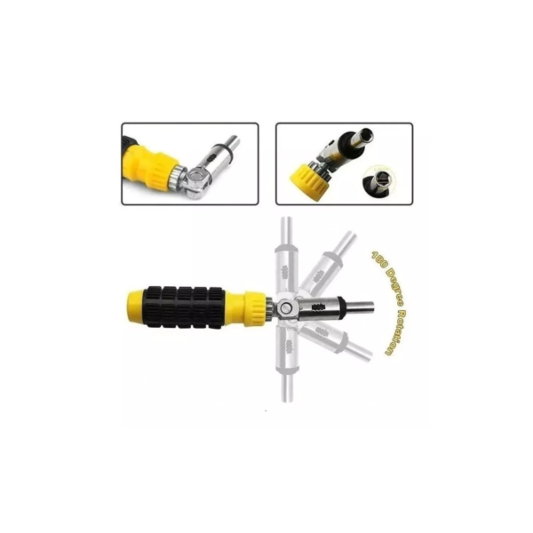 Kit Criquet Tubos Hexagonales Puntas Phillips Torx 41 Pzas - Image 3
