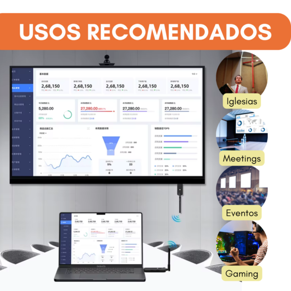 Receptor HDMI Inalámbrico 1080P - 50m Alcance, Plug & Play - Image 6