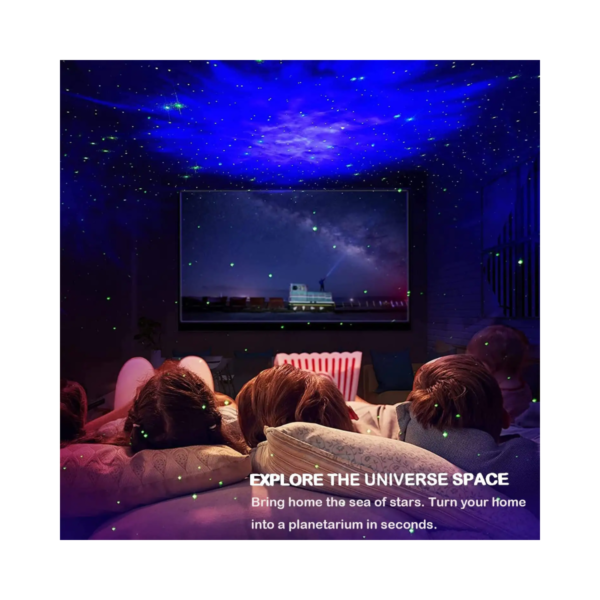 Lámpara Proyector Astronauta LED - Control Remoto, 7 Colores, Timer - Image 9