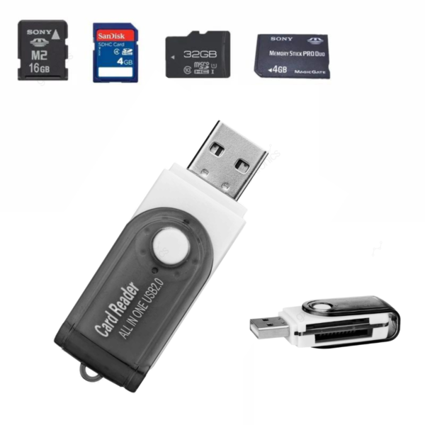 Lector De Memoria Usb 2.0 Sd Mmc Tf T-flash Adaptador 480mbs - Image 6