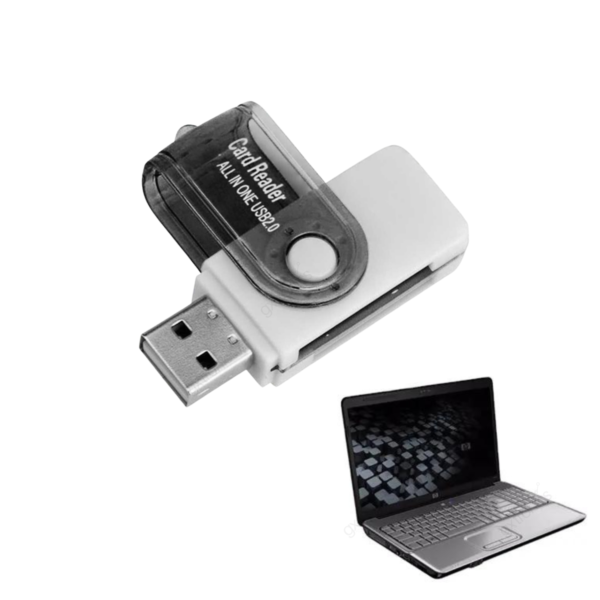 Lector De Memoria Usb 2.0 Sd Mmc Tf T-flash Adaptador 480mbs - Image 4
