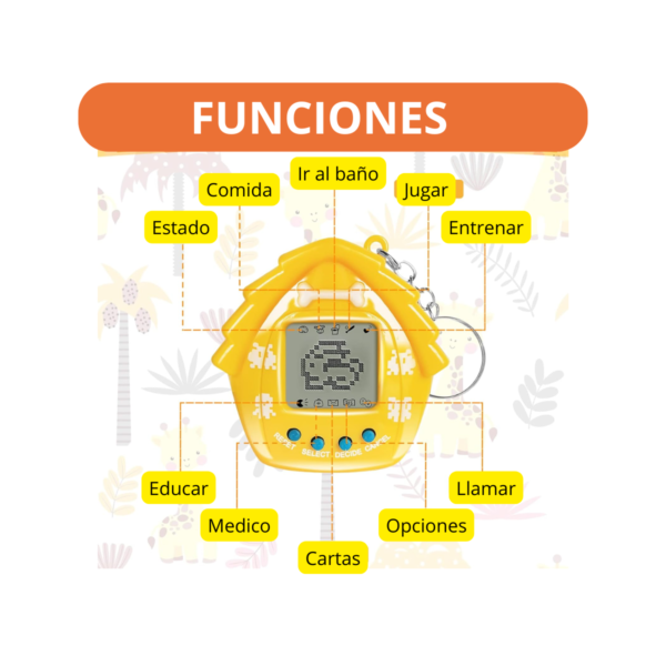 Mascota Virtual Tamagotchi Virtual Pet Consola Retro Digital - Image 8