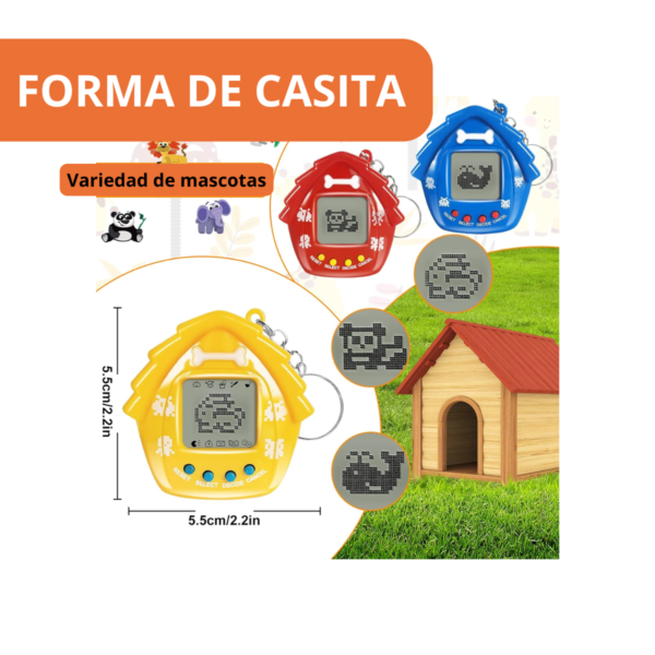 Mascota Virtual Tamagotchi Virtual Pet Consola Retro Digital - Image 9