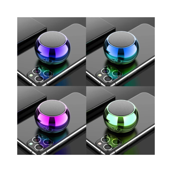 Mini Parlante Bluetooth 5.0 3W Metal - TWS, Portátil, 300mAh - Image 2