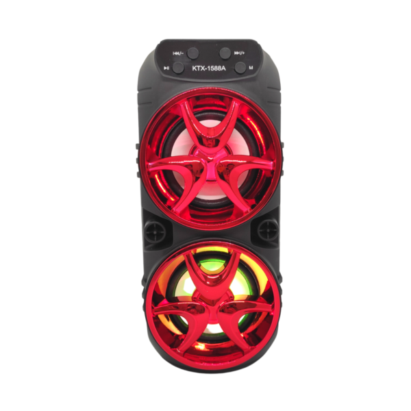 Parlante Doble Portatil Bluetooth Radio Fm Usb Sd Tws 3' 10w - Image 4