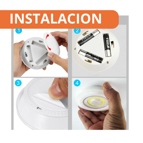 Set 3 Luces Led Inalambricas Alacena Placard Control Remoto - Image 7