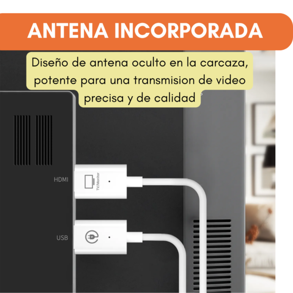 Sistema HDMI Inalámbrico CS6 - 50m Alcance, 1080P, Dual Band - Image 3