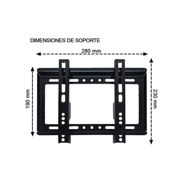 Soporte Smart Tv Led Lcd 14 22 24 28 32 40 42 Reforzado 25kg - Image 3