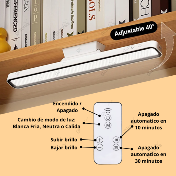 Tira Led Bajo Alacena Mesada 48cm Inalambrica Control Remoto - Image 6