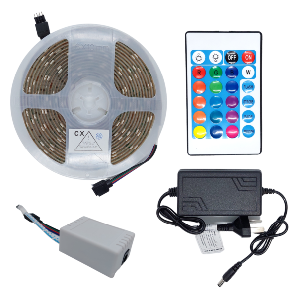 Tira Luz Led Colores 5 Metros Luces Rgb 5050 Autoadhesiva - Image 6