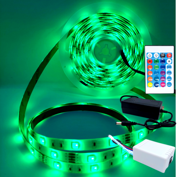 Tira Luz Led Colores 5 Metros Luces Rgb 5050 Autoadhesiva - Image 3