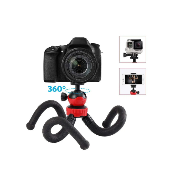 Trípode Flexible Octopus para Celular – Soporte Portátil Selfie - Image 4