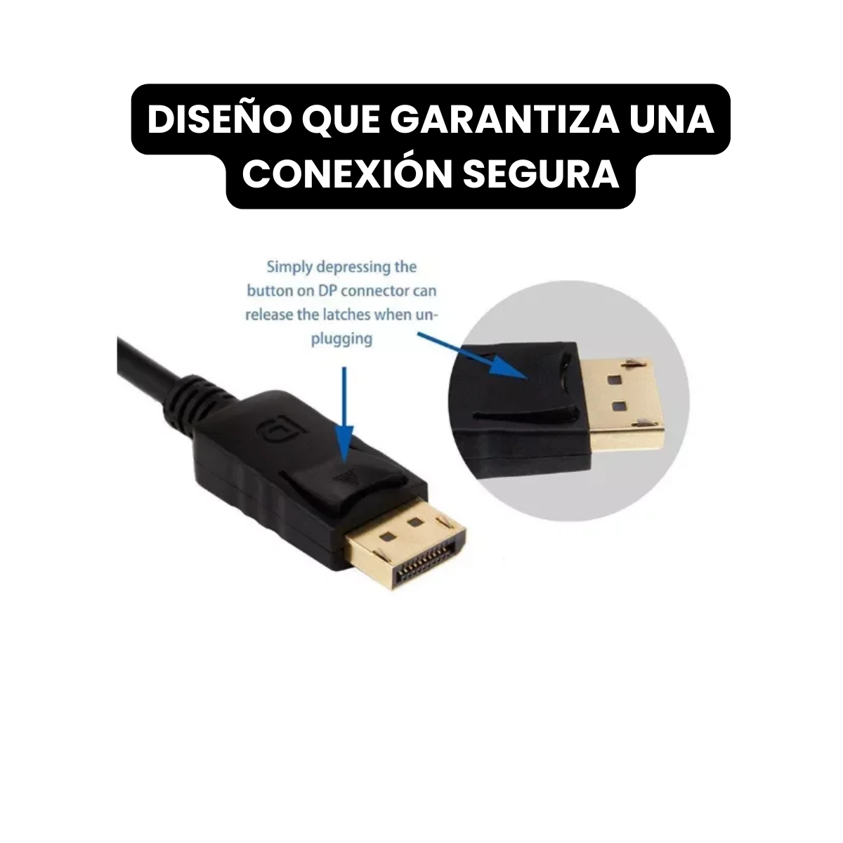 Cable Adaptador Displayport A Vga Conversor Full Hd 1080p - Image 5